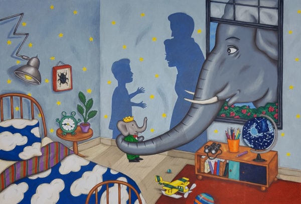 Un éléphant à New York - La chambre