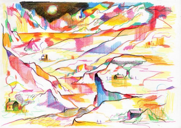 Steep landscape