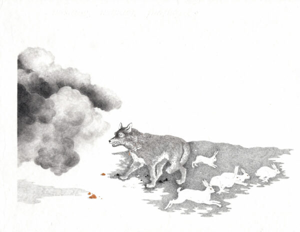 The fire