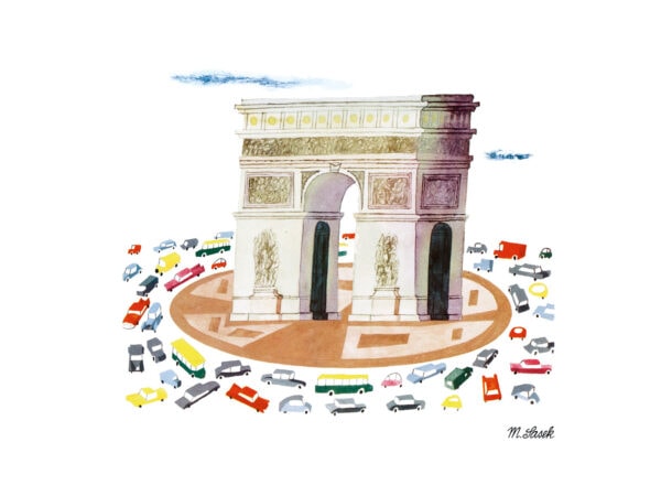 The Arc de Triomphe