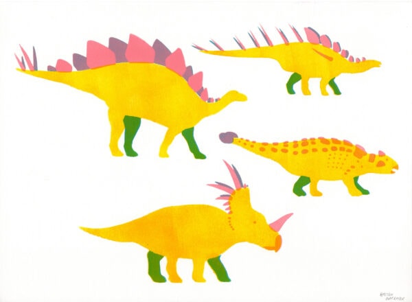 Dinos with ridges