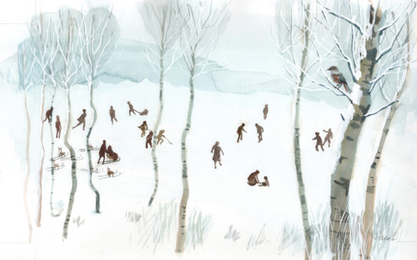 The frozen lake