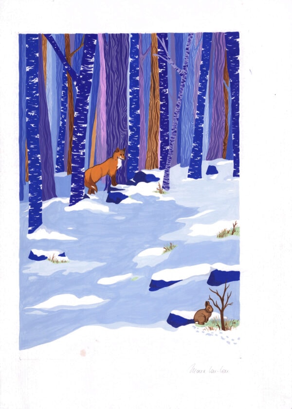 Renard et lièvre