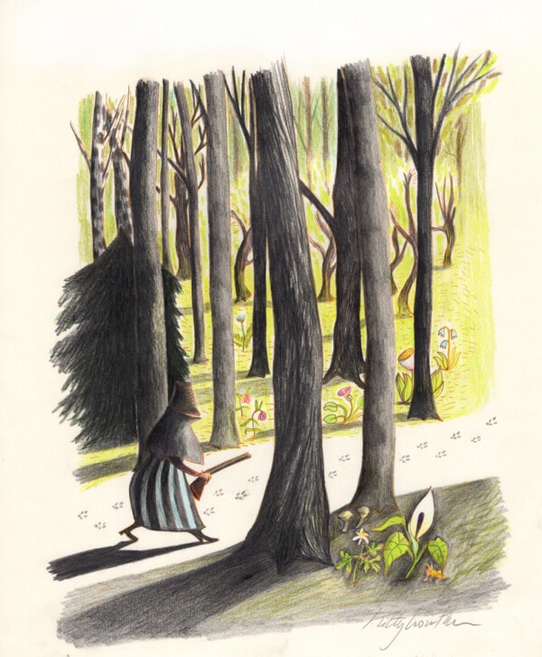 Dans une forêt immense et profonde