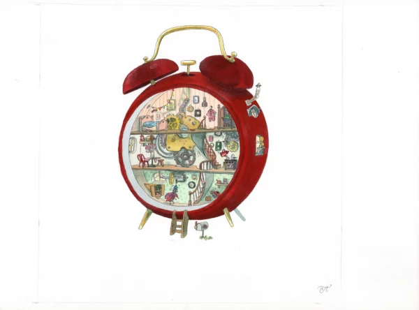 The alarm clock house