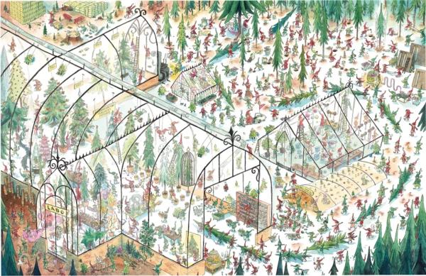 The Christmas tree greenhouse