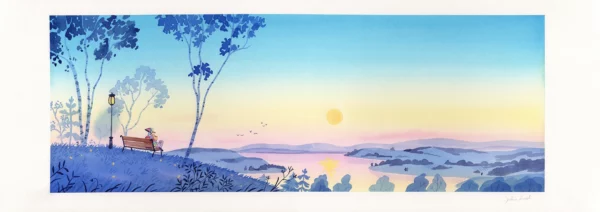 Dawn on the shore