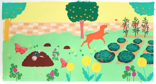 Festin dans le jardin