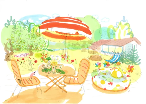 A summer garden