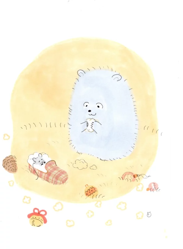 A cotton slipper