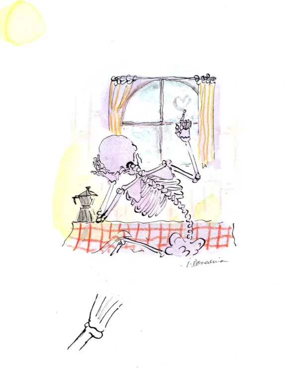 The skeleton in love