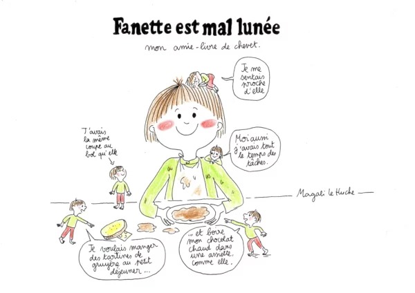 Fanette, my friend-bedside book
