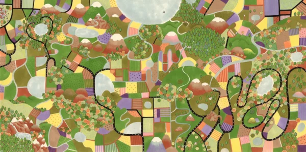 Un patchwork de forêts et lacs
